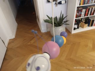 Lampada bruco colorata vintage