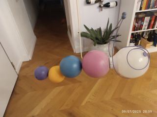 Lampada bruco colorata vintage