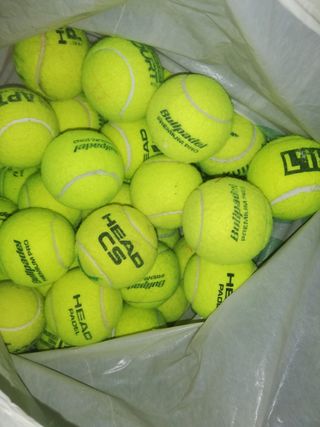 LOTE DE 50 Pelotas Tenis/Padel seminuevas