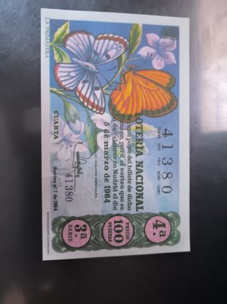 Lotería Nacional: Billetes antiguos