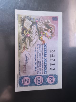 Lotería Nacional: Billetes antiguos