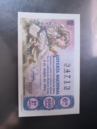 Lotería Nacional: Billetes antiguos