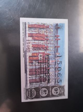 Lotería Nacional: Billetes antiguos