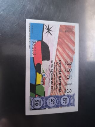 Lotería Nacional: Billetes antiguos