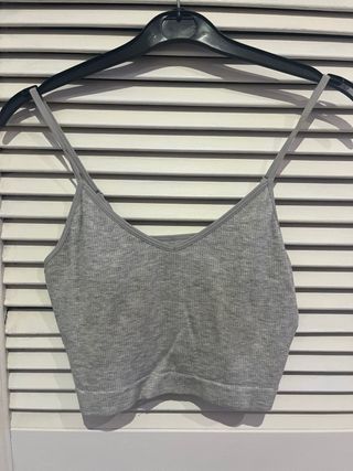 Crop top Primark gris XS - 34/6