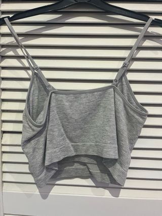 Crop top Primark gris XS - 34/6