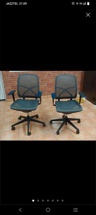 1 sedia da ufficio ergonomica