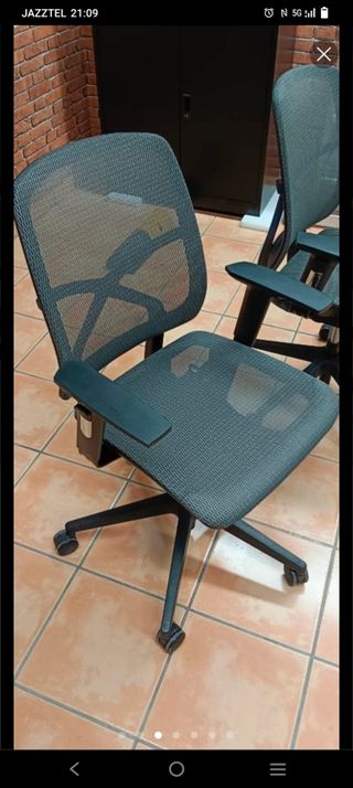 1 sedia da ufficio ergonomica