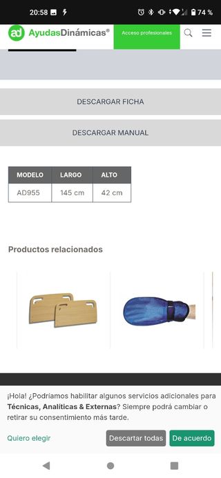 Barrera cama plegable - Seguridad niños y adultos 