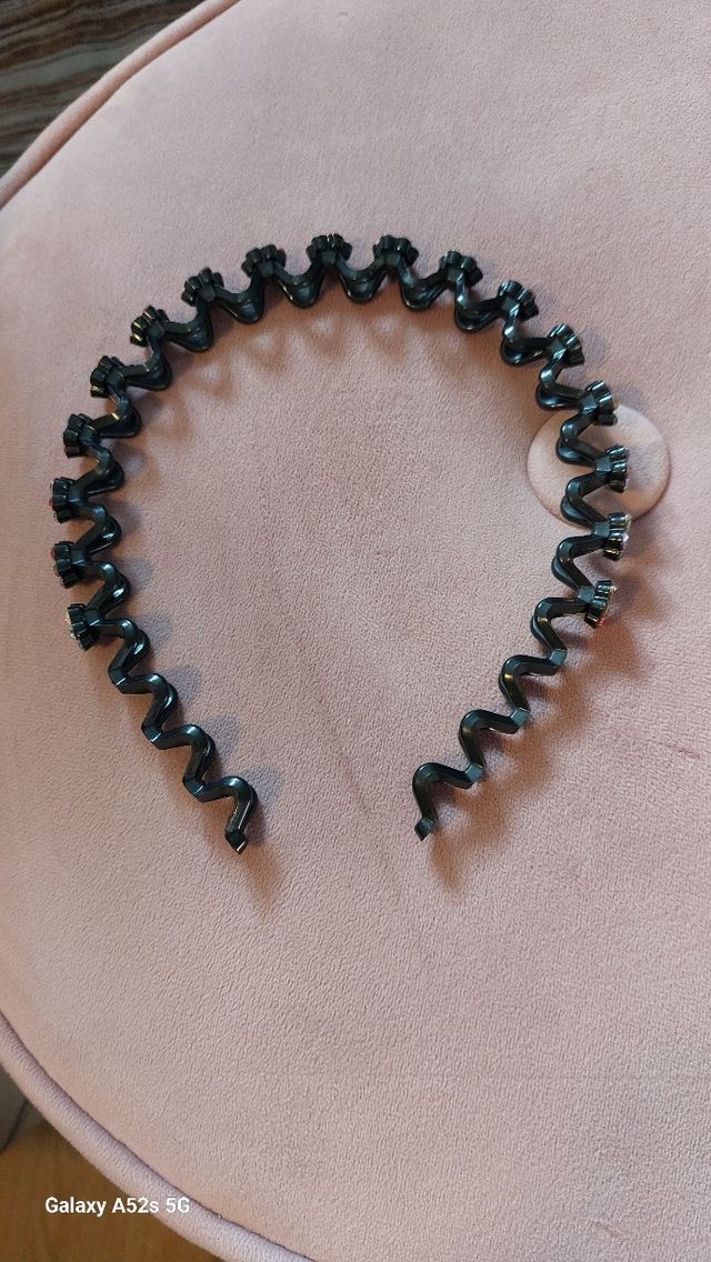 Cerchietto fiori blu - nuovo