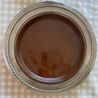 Fuente alpaca antigua