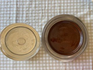 Fuente alpaca antigua