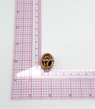 Pendientes reversibles de dama, de oro 18k