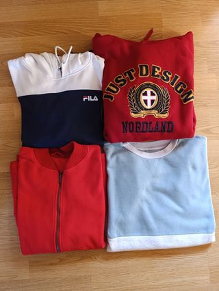 Lote de 4 sudaderas