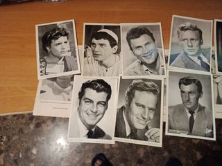 Lote de 14 Postales actores cine clásico