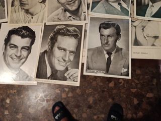 Lote de 14 Postales actores cine clásico