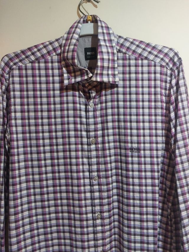 Camisa Hugo Boss L - Cuadros