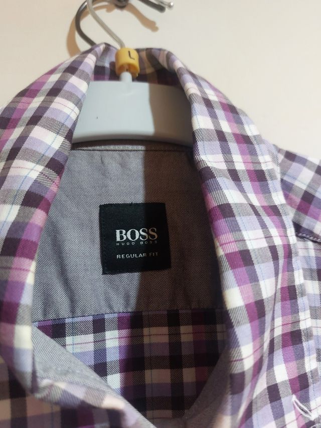 Camisa Hugo Boss L - Cuadros