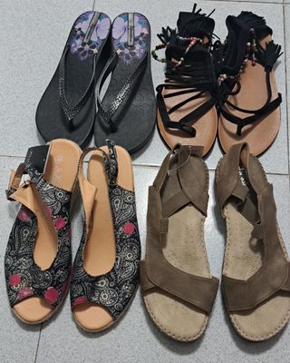 Lote Sandalias mujer varios estilos nº38