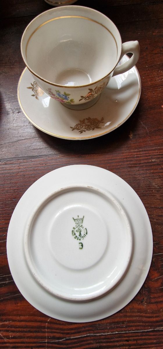 Juego café inglés porcelana