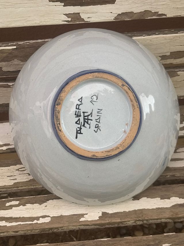 Talavera azul y blanco