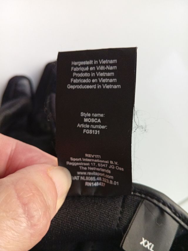 Guantes moto Revit Mosca