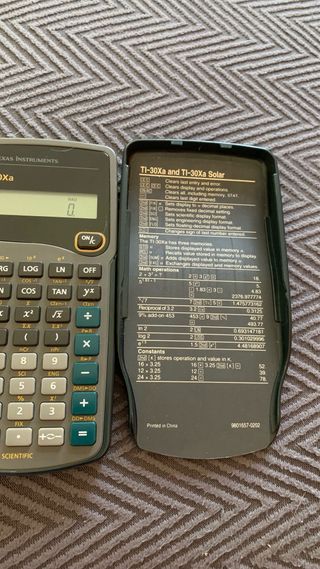 Texas Instruments TI-30Xa Solar