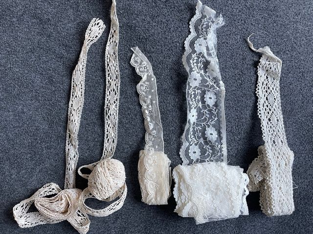 Encajes antiguos - 5 piezas