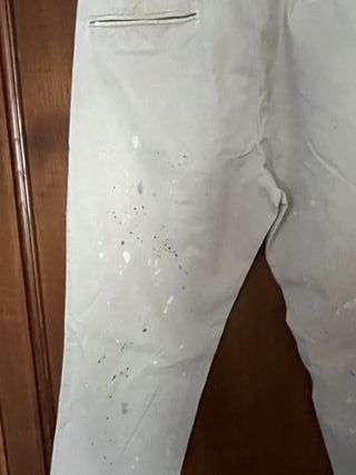 Pantaloni Incotex tg 34 effetto macchie vernice