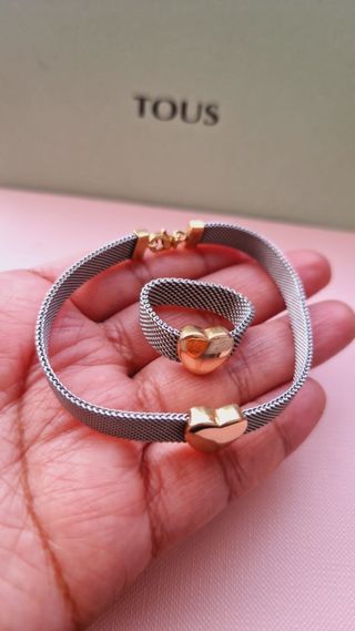 Juego Tous: anillo y pulsera