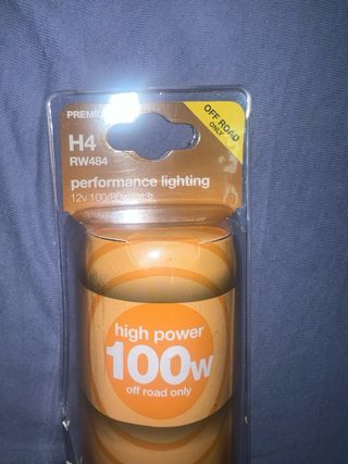 lampara Philips H4Fit Rally 100ws y otra más