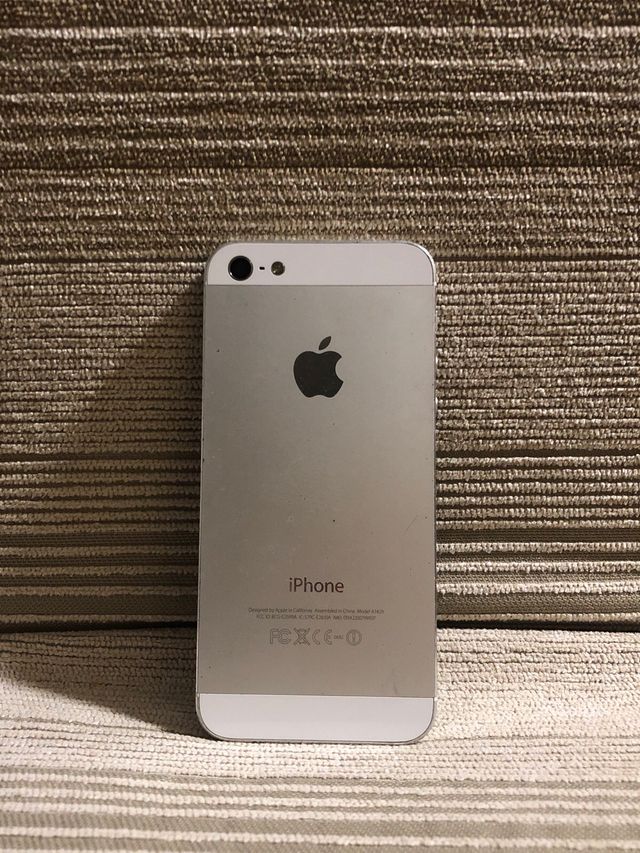 iPhone 5 gris blanco 16gb