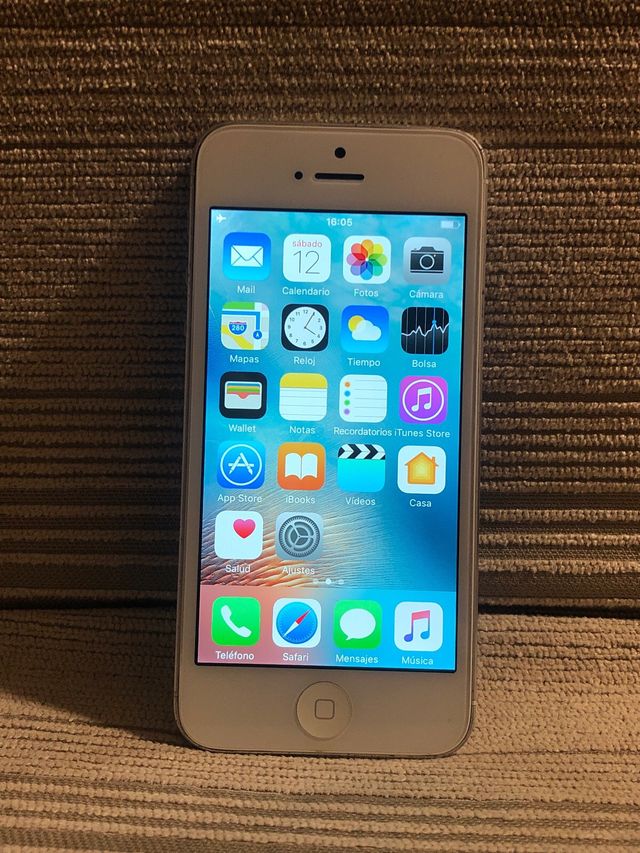 iPhone 5 gris blanco 16gb
