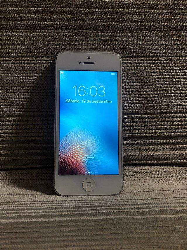 iPhone 5 gris blanco 16gb