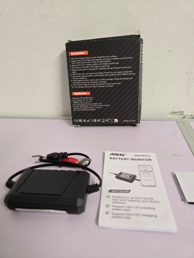 Monitor Batería ANCEL BM300Pro 6V