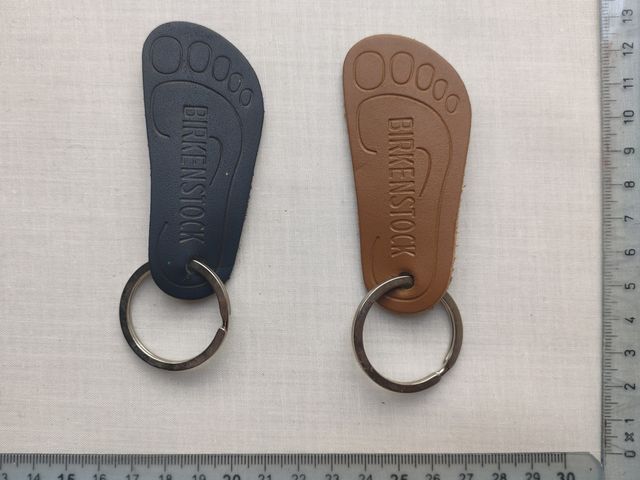 2 Portachiavi Birkenstock in pelle