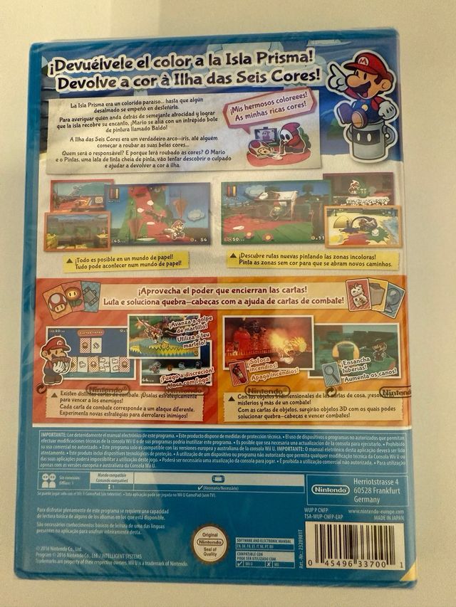 Paper Mario Color Splash Wii U