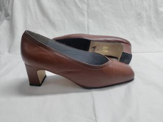 Zapatos Piel "olma ancha" Marrón - Talla 39