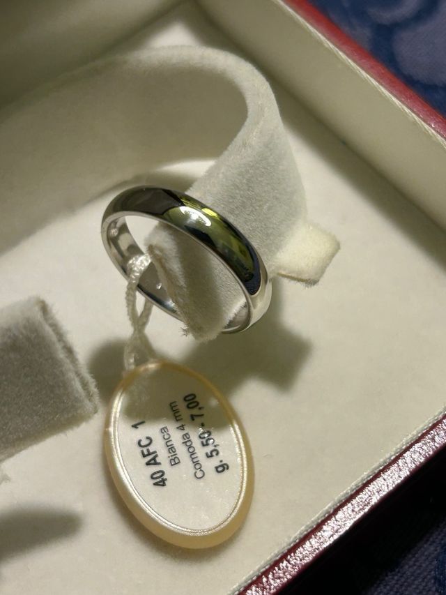 Anello Unoaerre argento rodiato oro bianco € 9,90