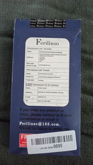Protectores pantalla iPhone 13/14 Ferilinso 3 uds