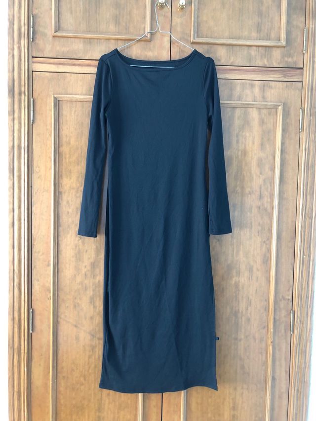 Vestido negro largo - básico