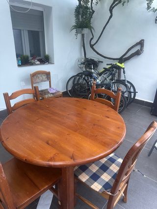 Mesa madera terraza - extensible