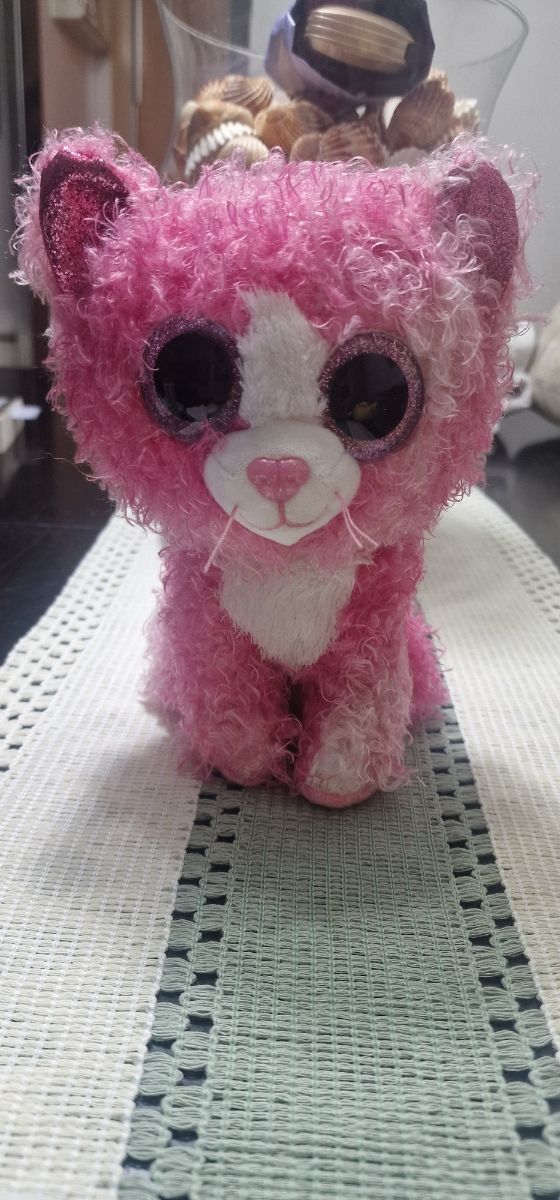Peluche Gato Rosado