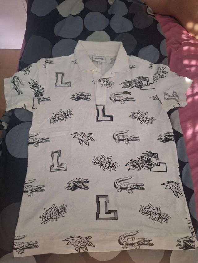 Polo Lacoste - Blanco