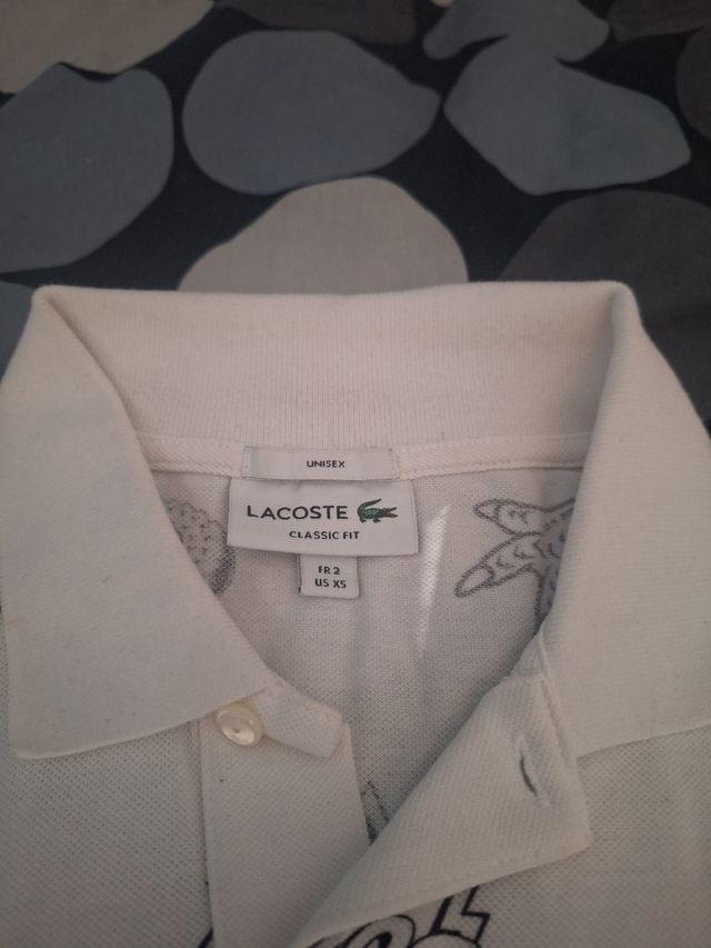 Polo Lacoste - Blanco