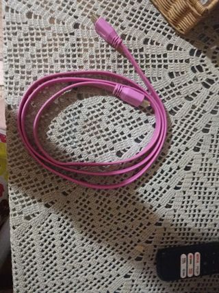 Cable HDMI Rosa - USB