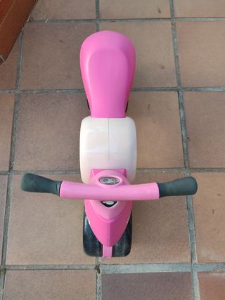 Moto Correpasillos Infantil Rosa