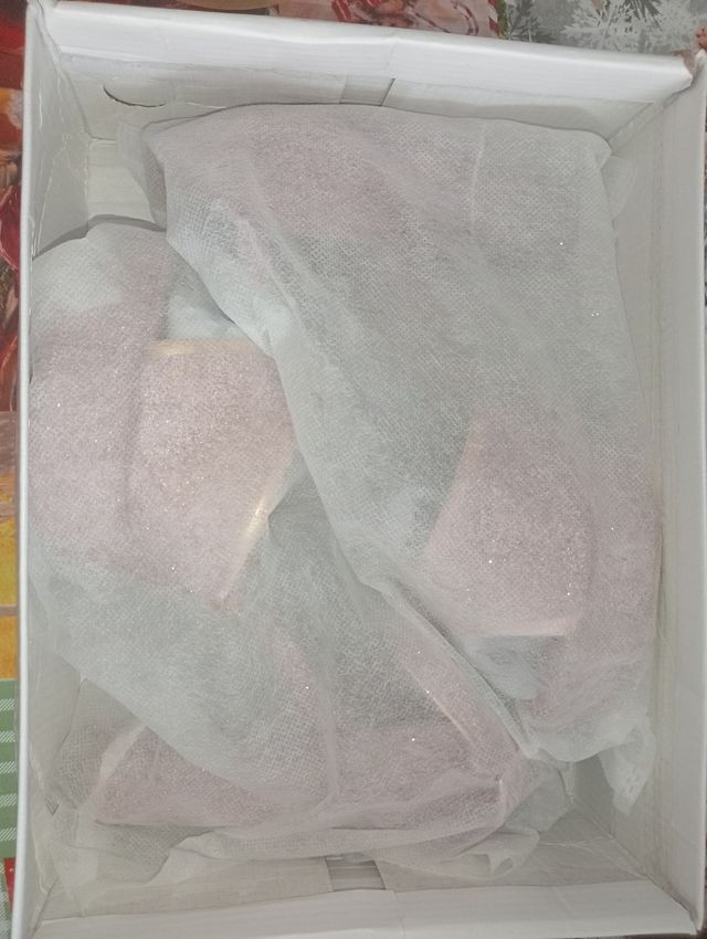 Zapatos tacón grueso glitter rosa