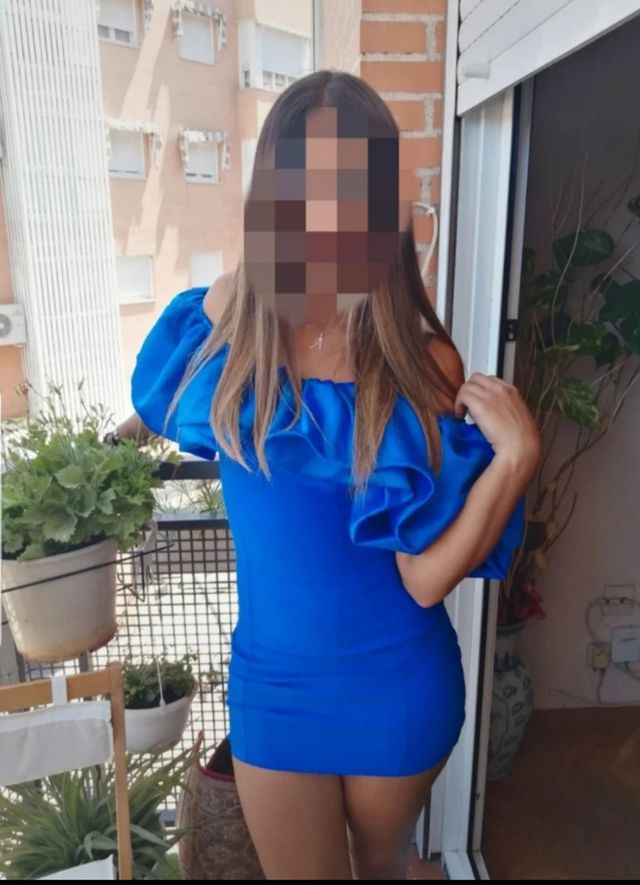 Vestido azul invitado