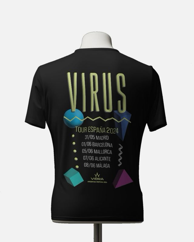 Maglietta Virus - Festival Vibra Argentina